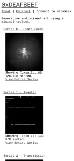 0xDEAFBEEF mobile screenshot