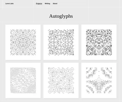 Autoglyphs desktop screenshot