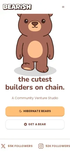 Bearish mobile screenshot
