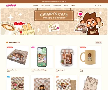 Chimpers desktop screenshot