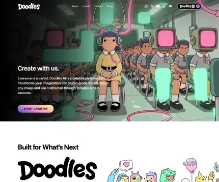 Doodles desktop screenshot