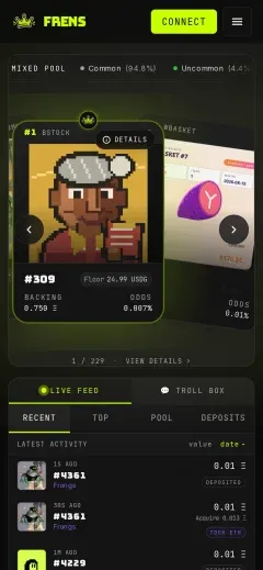 Frens mobile screenshot