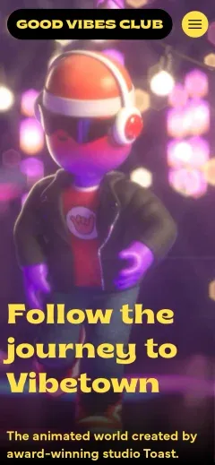 Good Vibes Club mobile screenshot