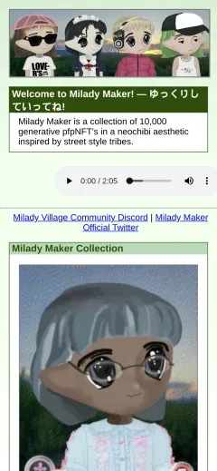 Milady Maker mobile screenshot