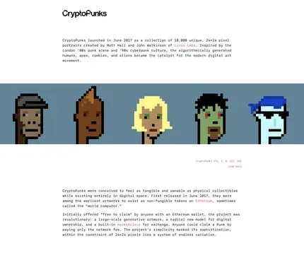 CryptoPunks / NODE desktop screenshot