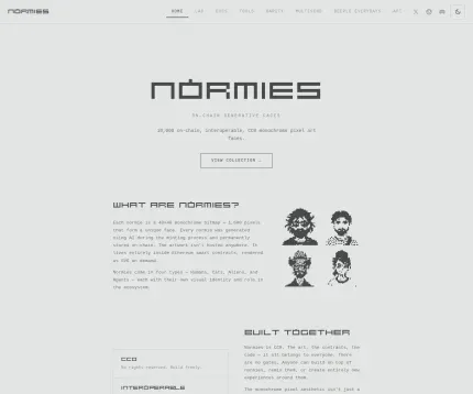 Normies desktop screenshot