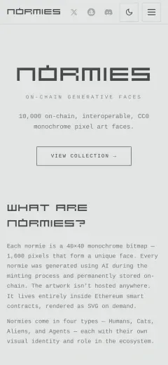 Normies mobile screenshot