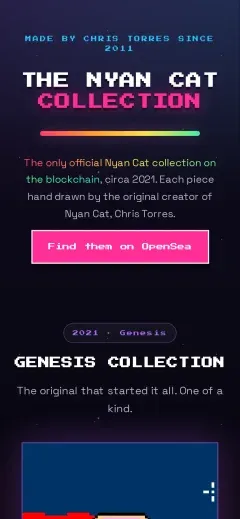 Nyan Cat Collection mobile screenshot