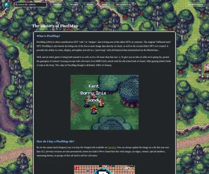 PixelMap desktop screenshot