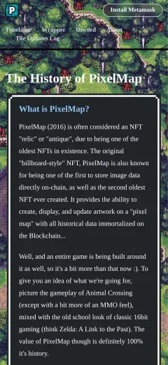 PixelMap mobile screenshot