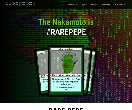 Rare Pepe desktop screenshot