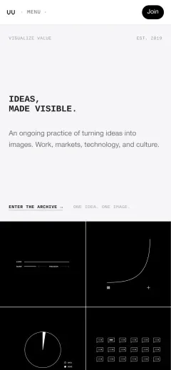 Visualize Value / Jack Butcher mobile screenshot